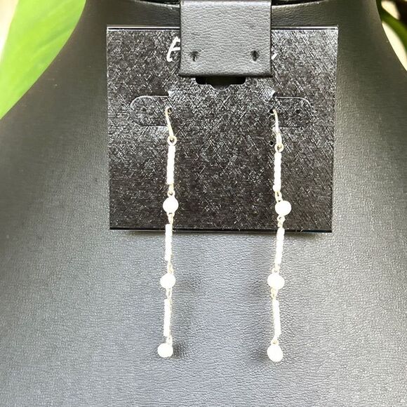 Gold / Pearl Franco Gia Water Fall Dangle Earrings $16ea / 3 for $25 - Picture 5 of 7